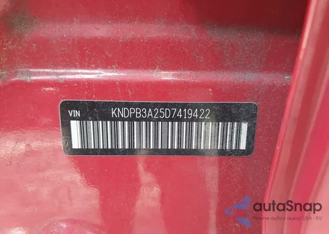 2013 Kia Sportage Lx из США, поврежденный, VIN KNDPB3A25D7419422